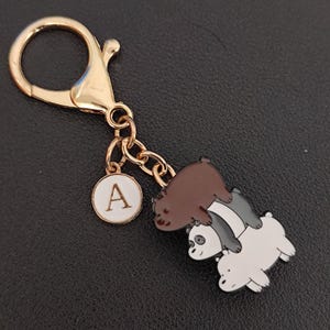 Bear Hippo Bag Charm Dual-Purpose Pin