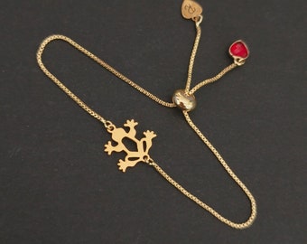 Personalized Frog Bracelet Gift For Girls