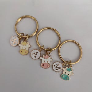 Schöne Kuh Keychain Geschenk für Mädchen
