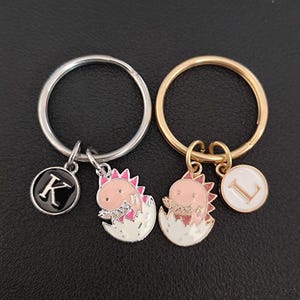 Baby Dinosaur Keychain Personalized Gift