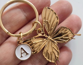 Personalized Butterfly Keychain Gift For Girls