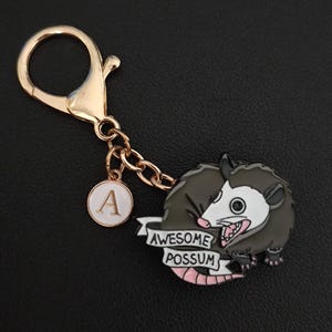 Personalized Possum Bag Charm Dual-Purpose Pin