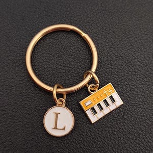 Personalisierte elektronische Tastatur Schlüsselbund Geschenk