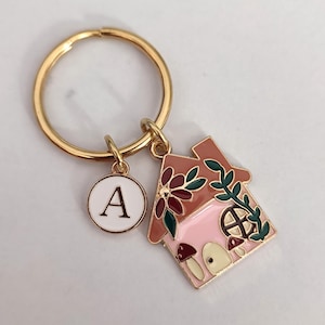 Cadeau porte-clés maison personnalisé pour fille