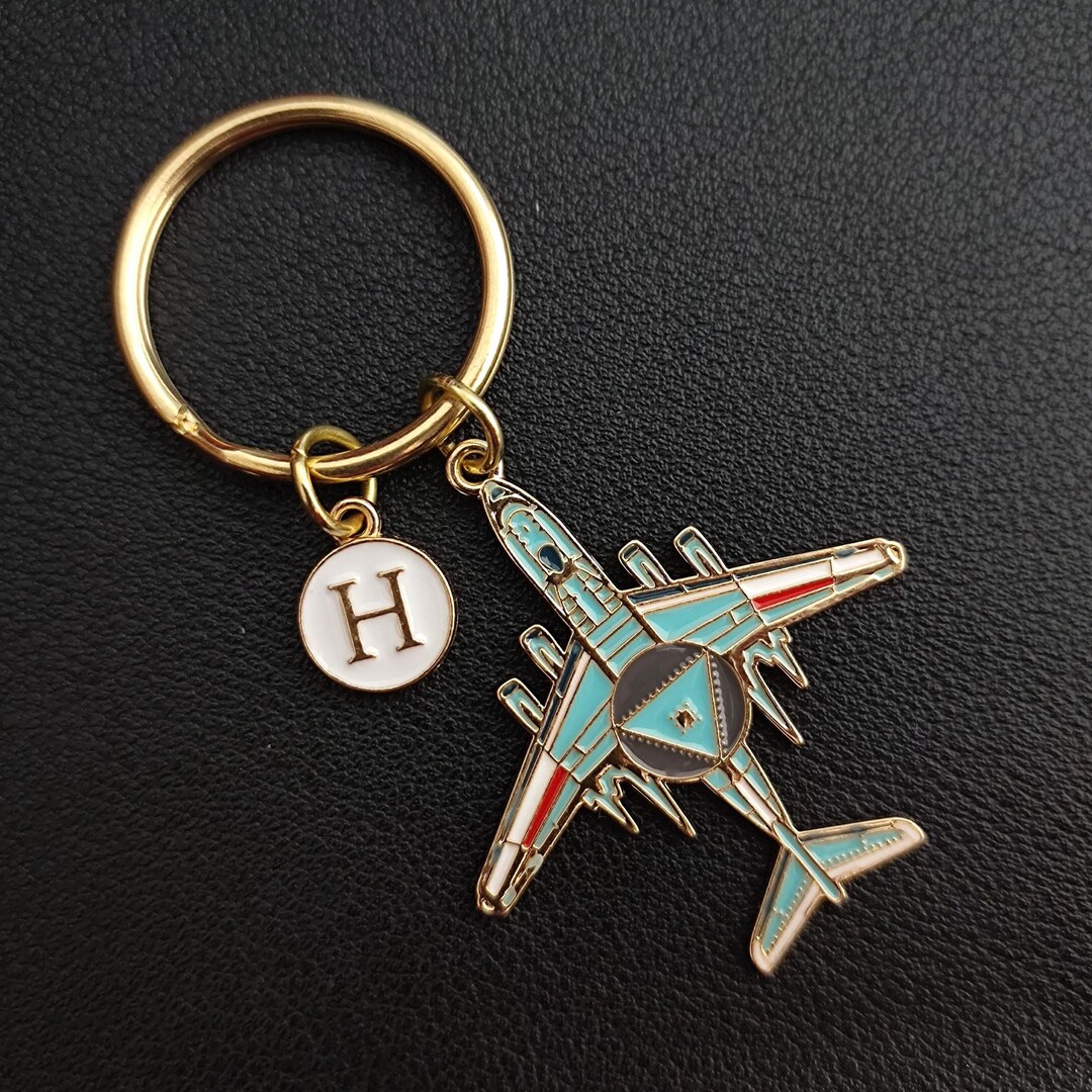 Aircraft Keychain - Personalized Air Force Keyring - Etsy