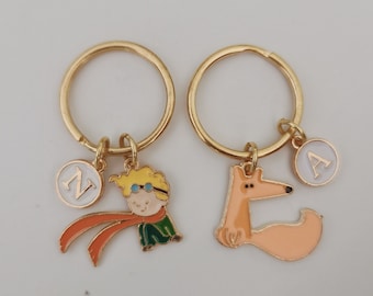 Gepersonaliseerde kleine prins sleutelhanger cadeau voor kinderen