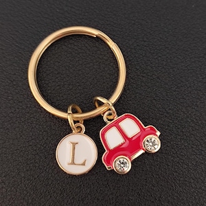 Gepersonaliseerde autosleutelhanger Cadeau voor nieuwe auto