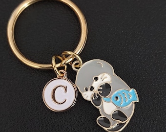 Lovely Otter Keychain Gift For Otter Lover