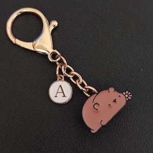 Personalized Hippo Bag Charm Dual-Purpose Pin