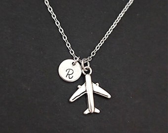 Airplane Necklace For Travel Lover