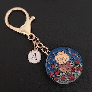 Little Prince Rose Dual-Purpose Bag Charm Or Pin