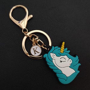 Unicorn Keychain PVC Rubber For Girl