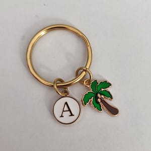 Coconut Tree Keychain Personalized Gift For Girl