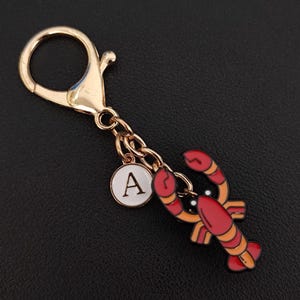Personalized Lobster Dual-Purpose Bag Charm Or Pin