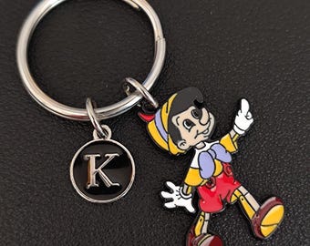 Pinocchio Keychain Personalized Gift For Boy Girl