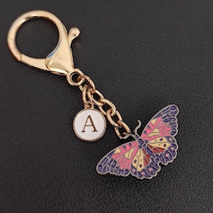 Coloful Butterfly Bag Charm Dual-Purpose Pin