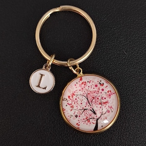 Cabochon Tree Of Life Keychain Gift
