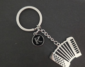 Personalized Accordion Keychain Gift Boy Girl