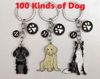 100 Kinds Dog Paw Keychain Customized For Pet Lover