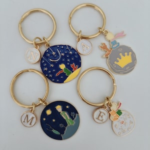 Personalized Little Prince Keychain Gift For Kids