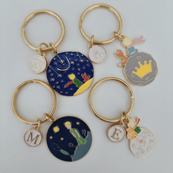Personalized Little Prince Keychain Gift For Kids