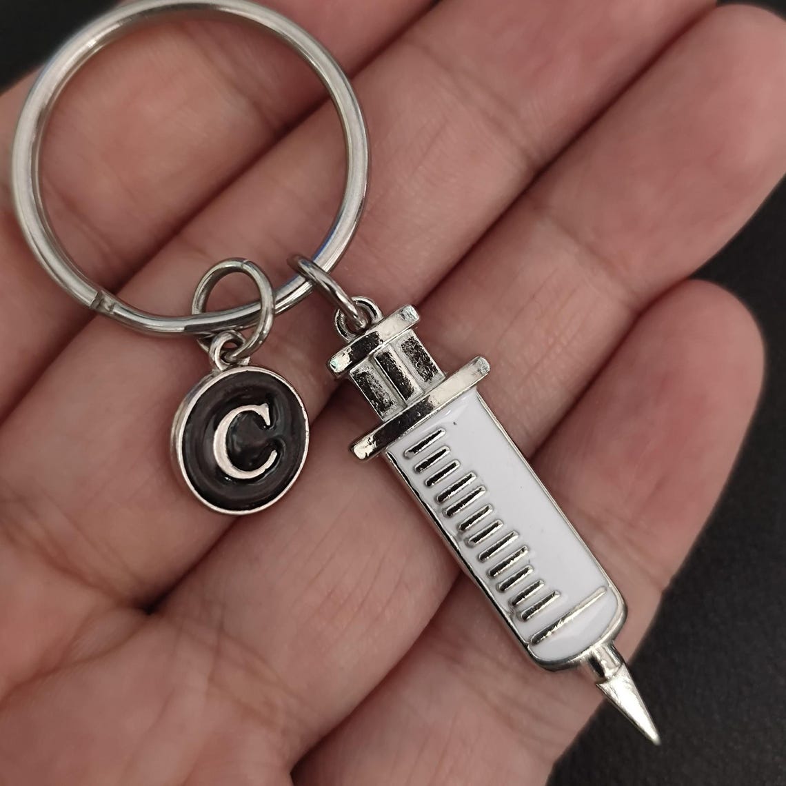 Syringe Keychain Personalized Syringe Keychain Gift for Doctor Nurse - Etsy