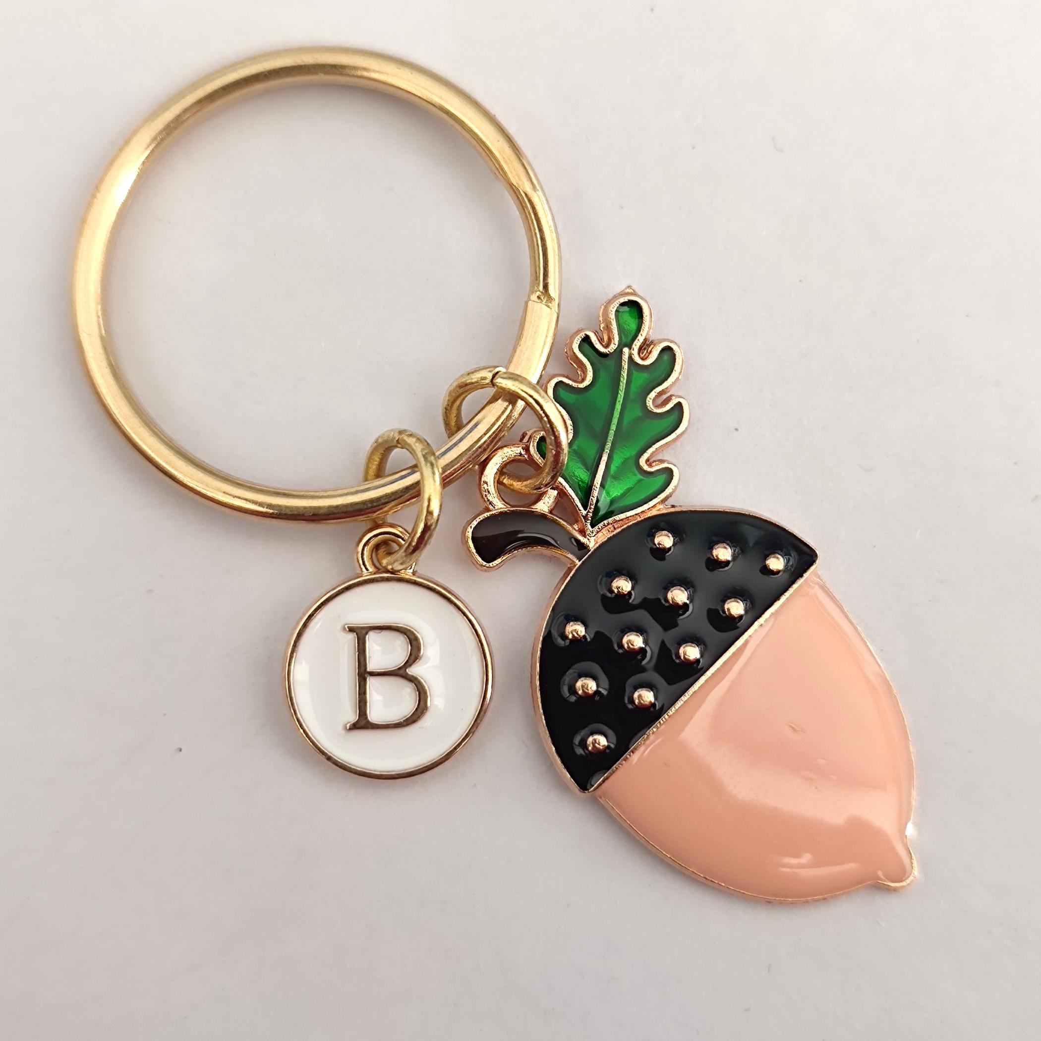Personalisierte Eichel Keychain Geschenk für Mädchen