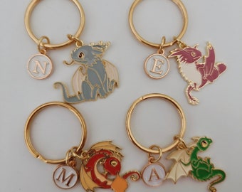 Personalized Magic Dragon Keychain Gift