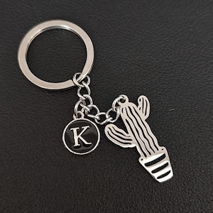 Personalized Cacuts Keychain Gift For Cactus Lover