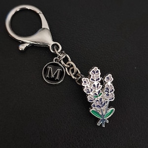 Lavendel Taschenanhänger Pin