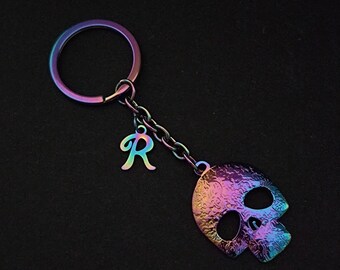 Sugar Skull - Personalized Keychain For Her - Namezan