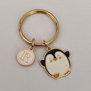 Personalized Penguin Keychain Gift For Girls