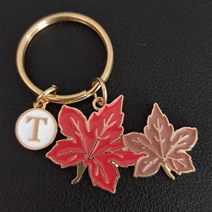 Porte-clés feuille d'érable personnalisé pour Canadien