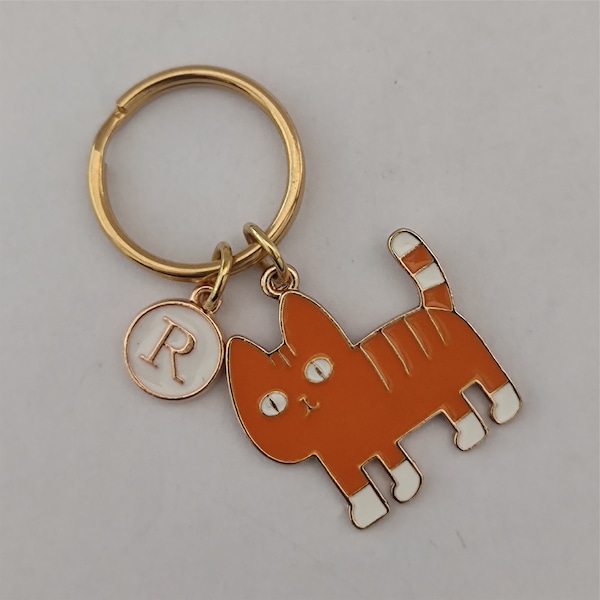 Cat Keychain Etsy