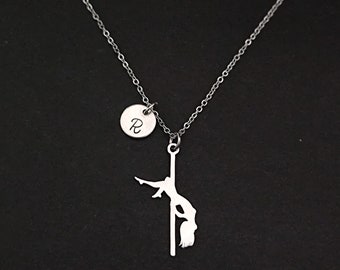 Pole Dance - Personalized Necklace For Pole Dancer - Namezan