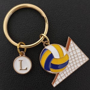 Sleutelhanger volleybal gepersonaliseerd voor spelers