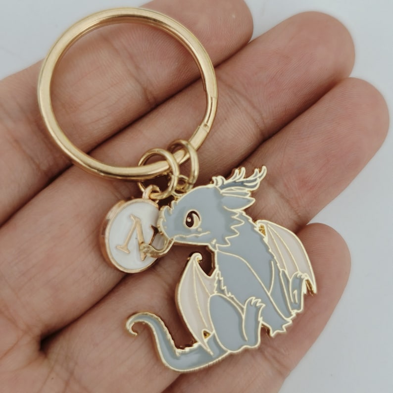 Personalized Magic Dragon Keychain Gift Etsy UK