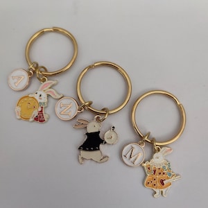 White Rabbit Keychain of Alice in Wonderland - Etsy