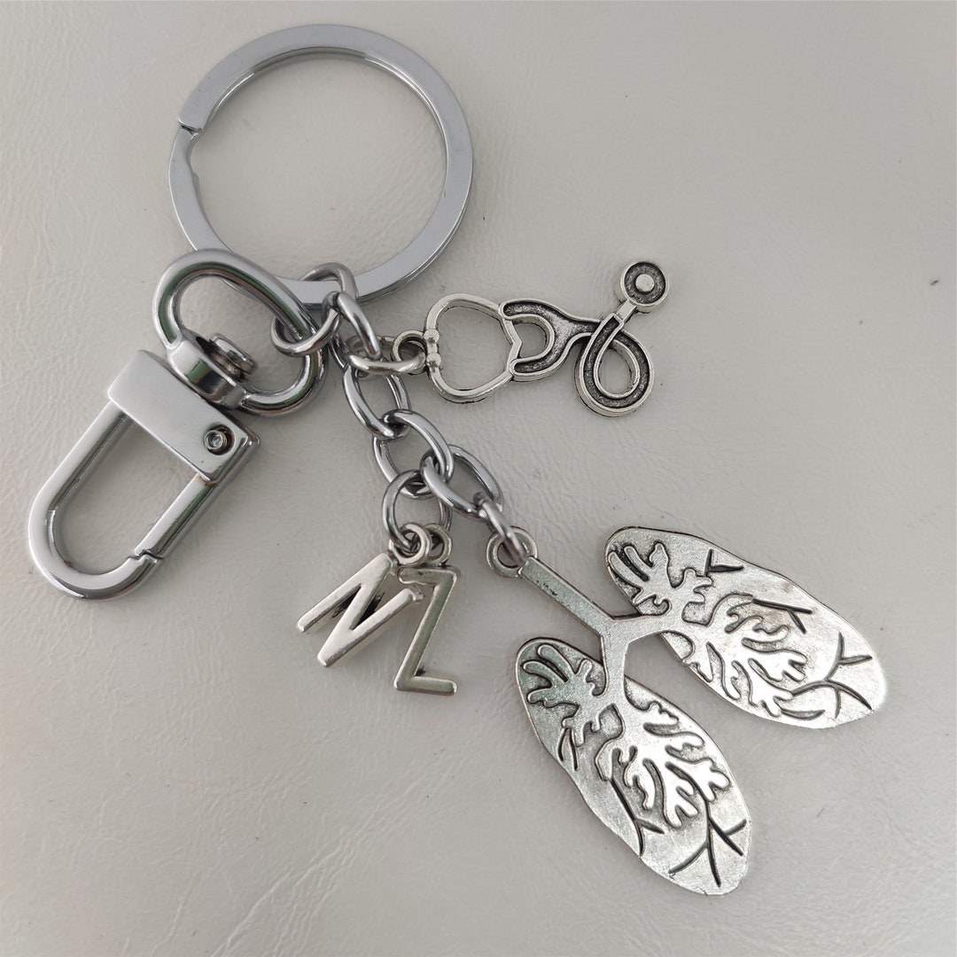 Lung Keychain Gift for Friends Quit Smoking Etsy