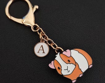 Personalized Guinea Pig Dual-Purpose Bag Charm Or Pin