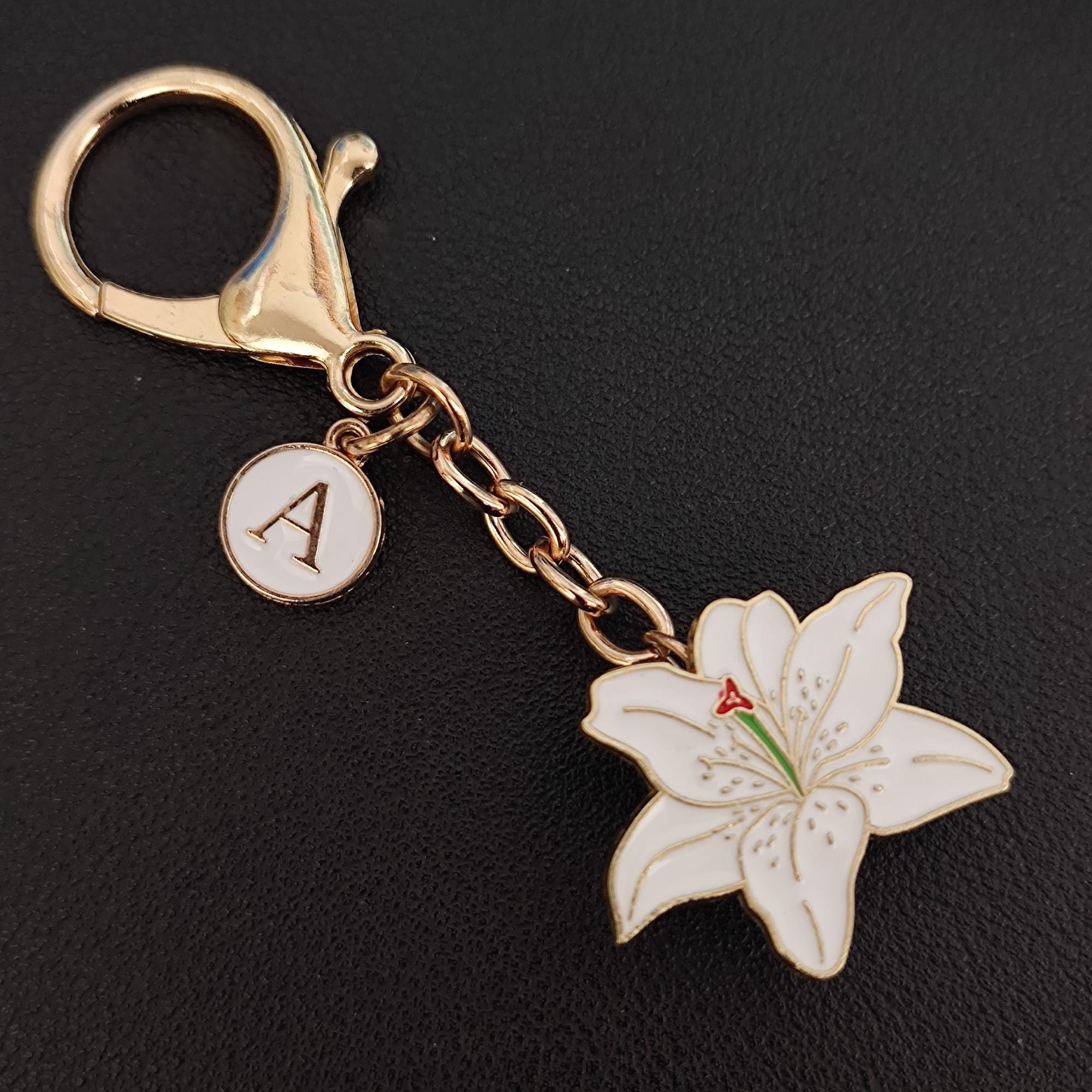 Personalized Lily Bag Charm Dual-purpose Pin - Etsy