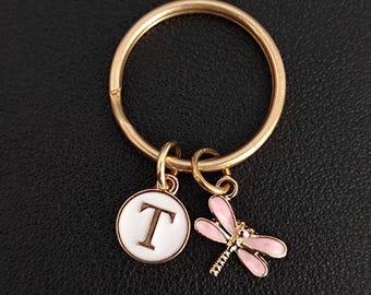 Tiny Dragonfly Keychain Gift For Girl