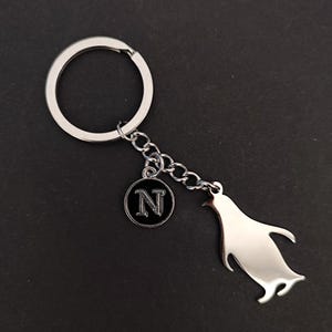 Personalized Penguin Keychain Gift For Men Women