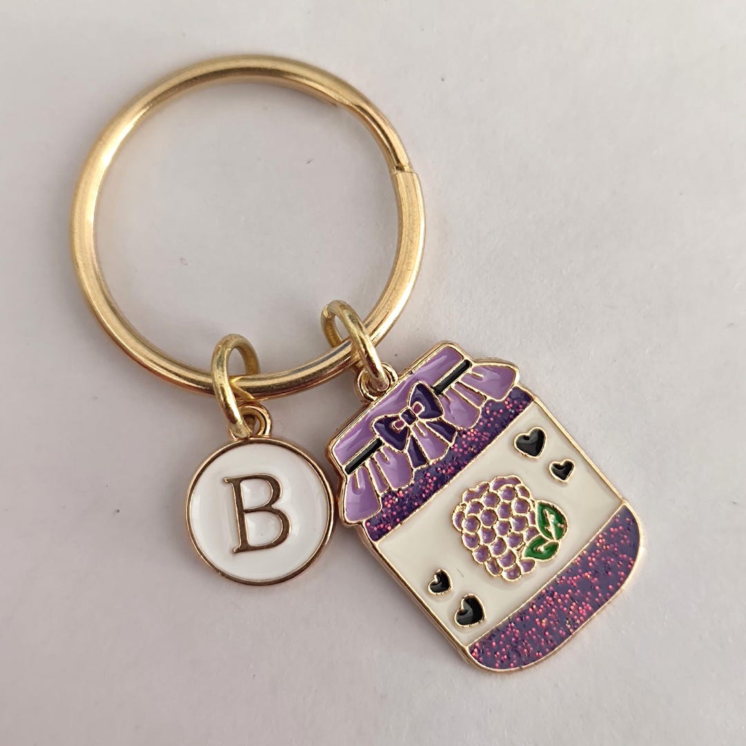 Personalized Jam Keychain for Girl - Etsy