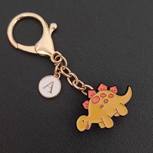 Personalized Dinosaur Dual-Purpose Bag Charm Or Pin
