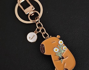 Personalized Capybara Dual-Purpose Bag Charm Or Pin