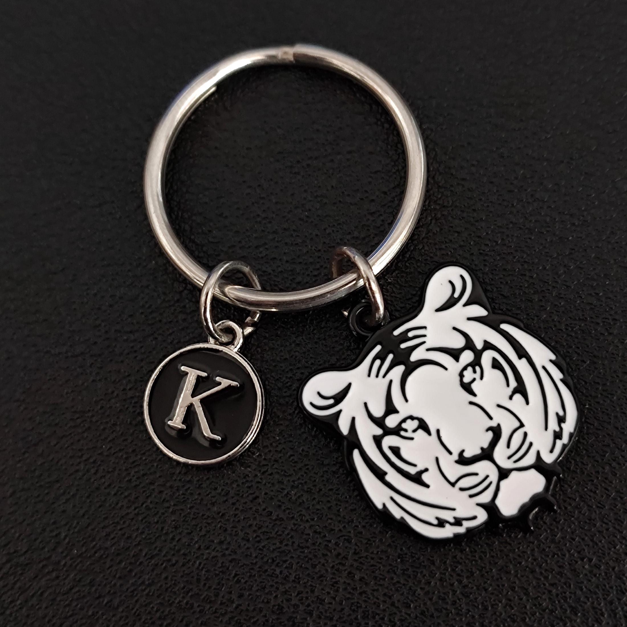 Personalized Tiger Head Keychain Gift for Man - Etsy