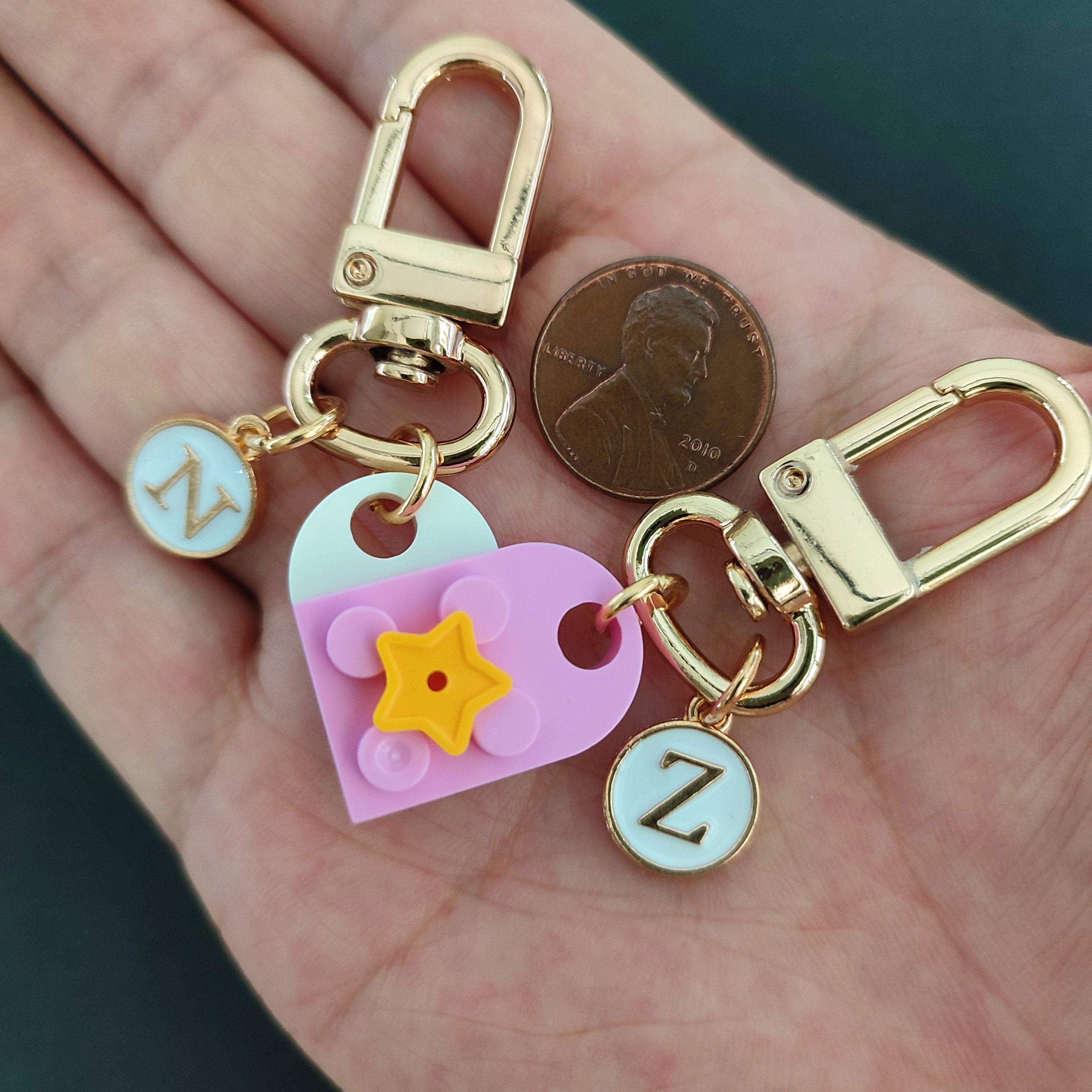 Heart Keychain Ricky Martin Personalized Love Heart Keychain Made From Bricks - Etsy