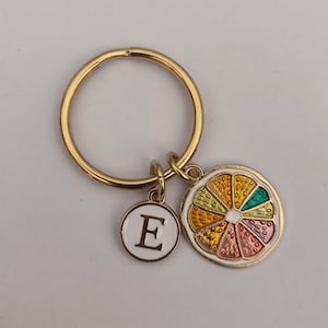 Personalized Lemon Keychain Gift For Girls