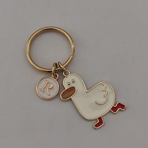 Portachiavi a forma di anatra che cammina, regalo per ragazze